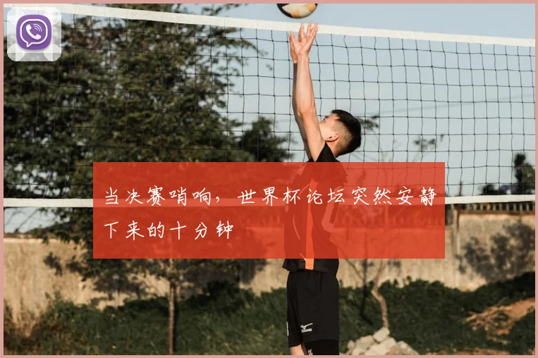 当决赛哨响,世界杯论坛突然安静下来的十分钟